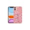 iPhone 11 Uyumlu Desenli Sert Silikon Zore Mumila Kılıf-Pink Mouse