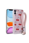 iPhone 11 Uyumlu Desenli El Askılı İpli Zore Astana Silikon Kılıf-Kiraz iPhone 11 Uyumlu Desenli El Askılı İpli Zore Astana Silikon Kılıf-Kiraz