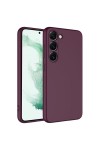 Galaxy S23 Uyumlu Zore Mara Lansman Kılıf-Koyu Mor Galaxy S23 Uyumlu Zore Mara Lansman Kılıf-Koyu Mor