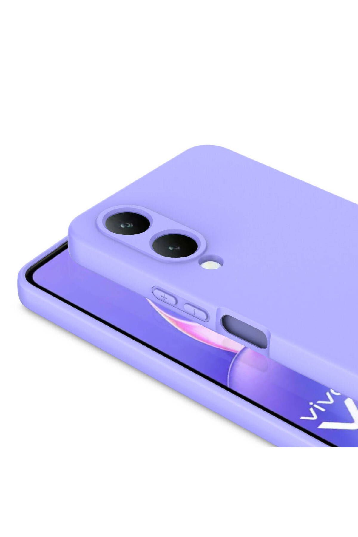 Vivo Y17S Uyumlu Zore  Mara Lansman Kılıf-Kırmızı