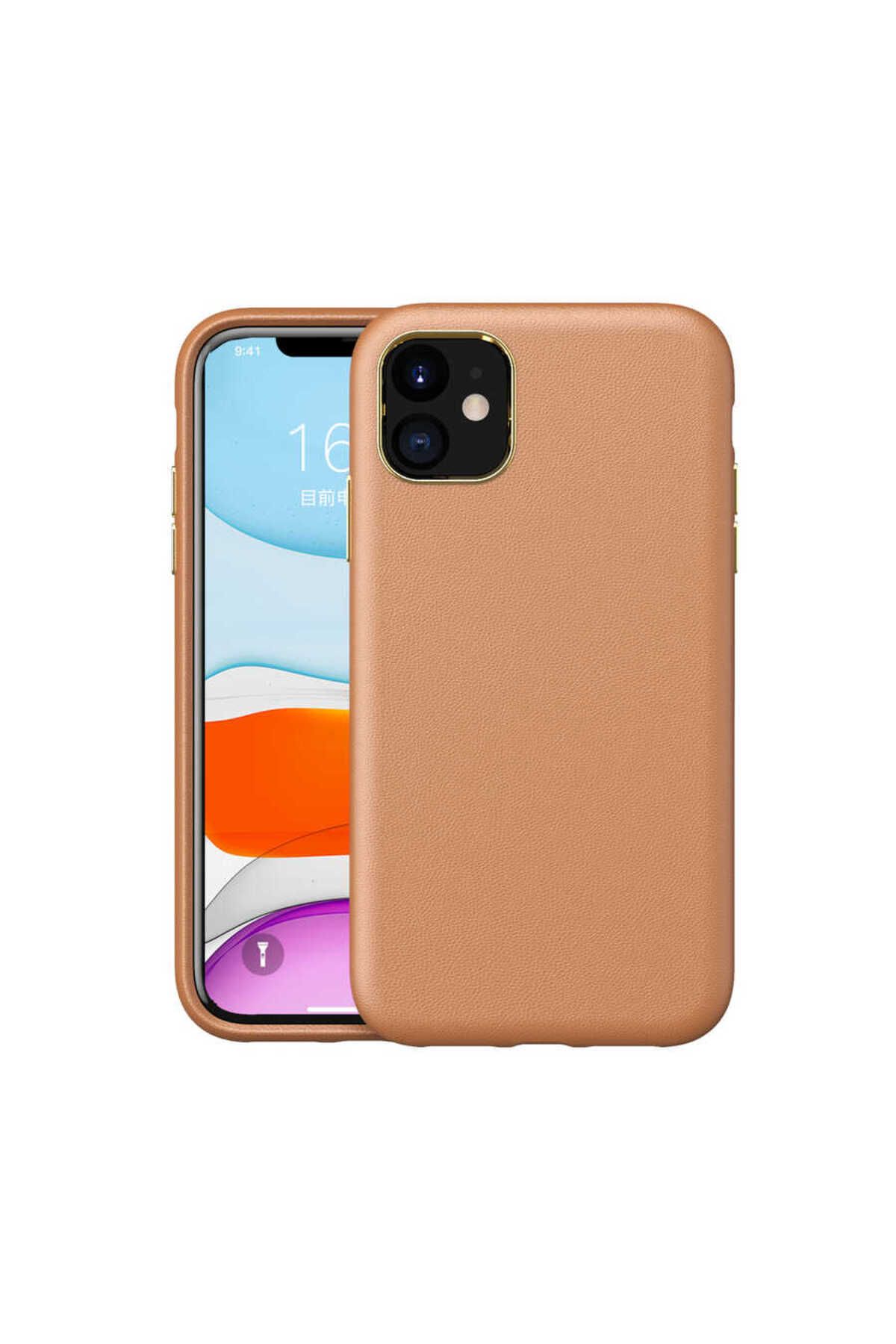 iPhone 11 Uyumlu Zore Natura Kılıf-Kahverengi