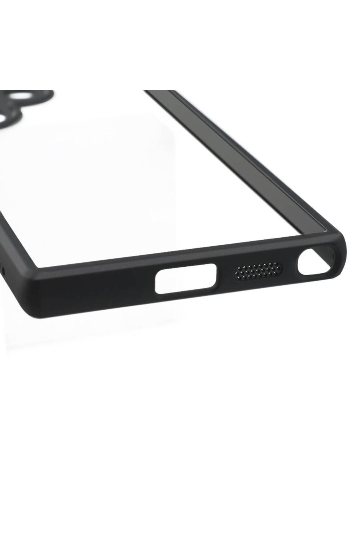 Galaxy S24 Ultra Uyumlu Kamera Korumalı Şeffaf Arka Yüzey Zore New Roll Kılıf-Siyah Galaxy S24 Ultra Uyumlu Kamera Korumalı Şeffaf Arka Yüzey Zore New Roll Kılıf-Siyah