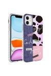 iPhone 11 Uyumlu Airbag Kenarlı Renkli Desenli Silikon Zore Elegans Kılıf-NO8 iPhone 11 Uyumlu Airbag Kenarlı Renkli Desenli Silikon Zore Elegans Kılıf-NO8