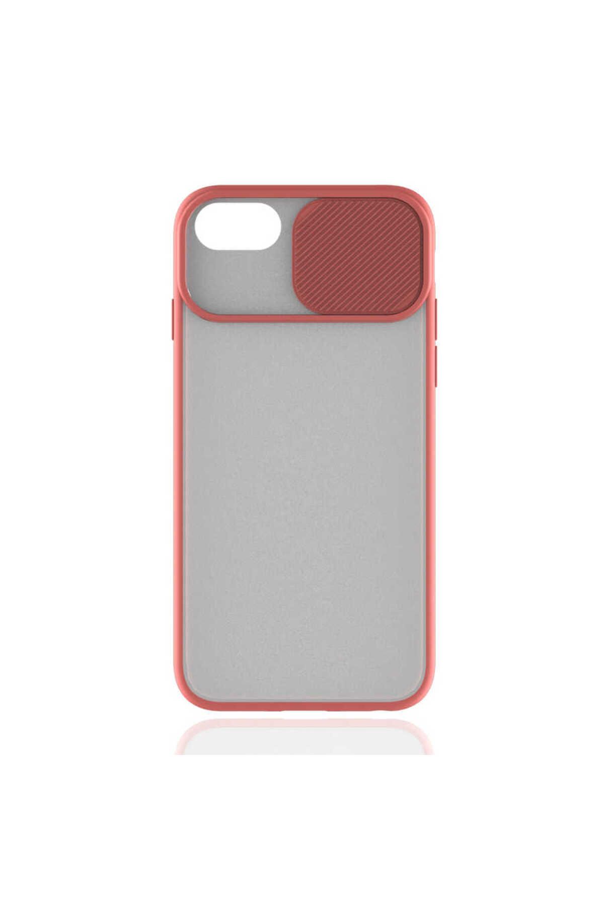 iPhone SE 2022 Uyumlu Zore LCSMX-i Kılıf-Pembe Açık