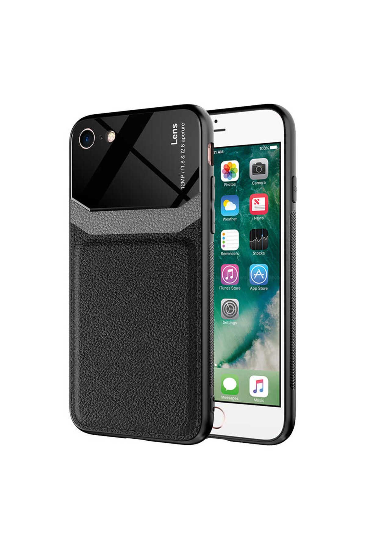 iPhone SE 2022 Uyumlu  Emiks Kılıf-Siyah