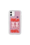 iPhone 11 Uyumlu Kabartma Figürlü Parlak Zore Minimini Silikon Kılıf-Pembe iPhone 11 Uyumlu Kabartma Figürlü Parlak Zore Minimini Silikon Kılıf-Pembe