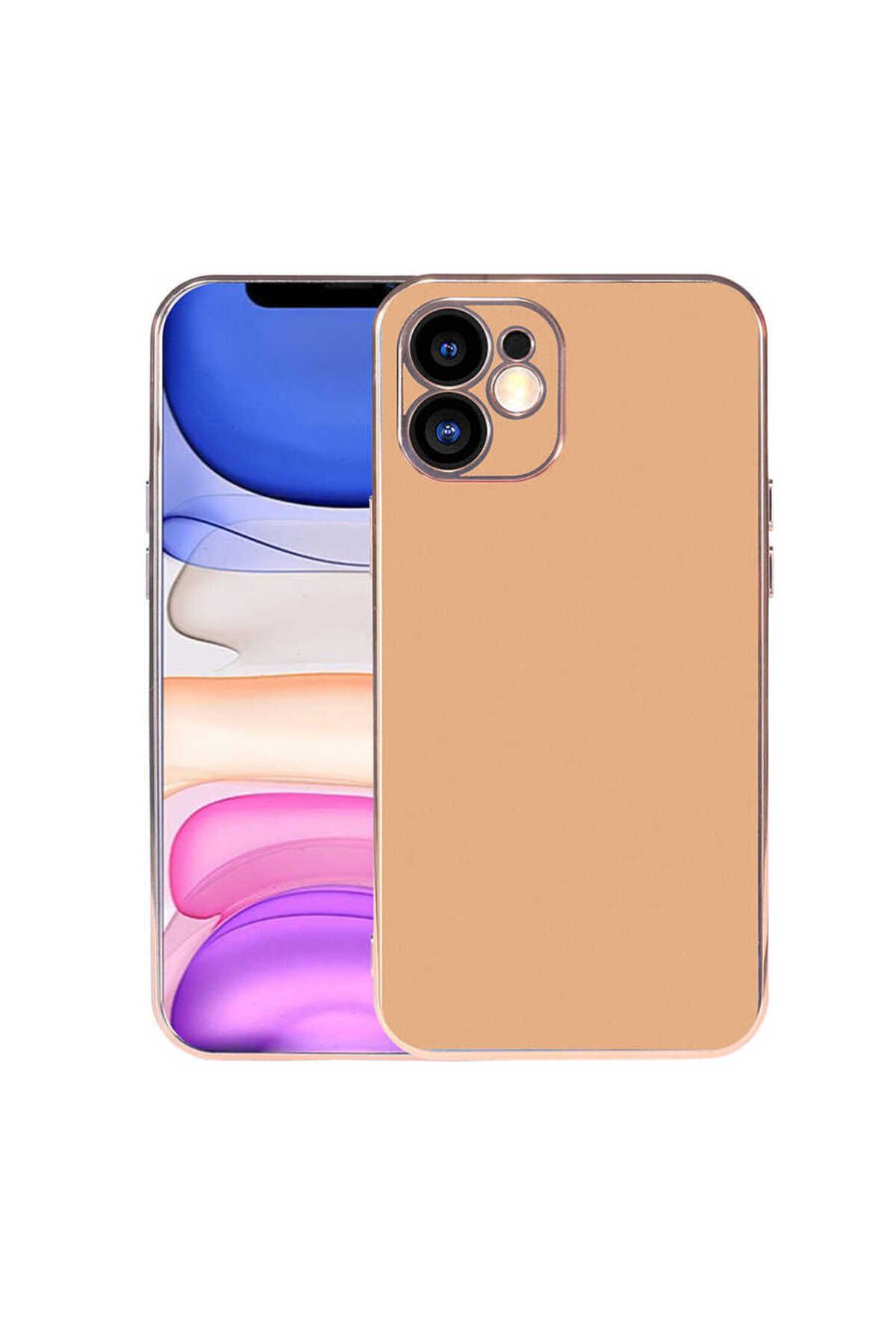iPhone 11 Uyumlu Zore Viyana Kılıf-Gold