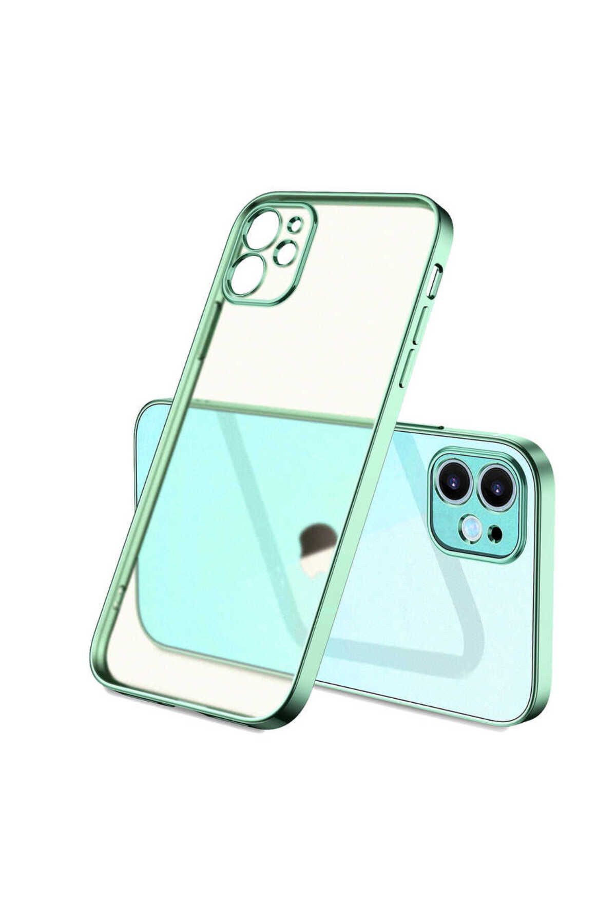 iPhone 11 Uyumlu Zore Mat Gbox Kılıf-Yeşil