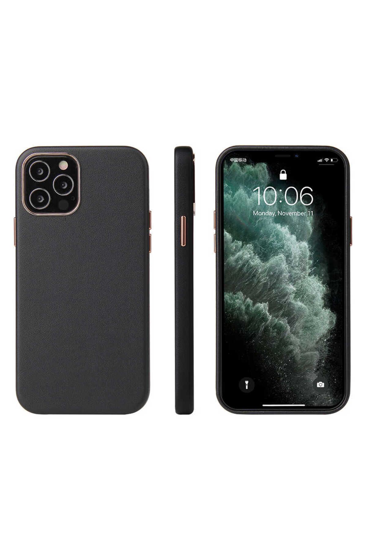 iPhone 12 Mini Uyumlu Zore Eyzi Kılıf-Siyah