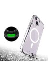 iPhone 15 Uyumlu Zore Magsafe Şarj Özellikli T-Max Magsafe Kılıf-Renksiz iPhone 15 Uyumlu Zore Magsafe Şarj Özellikli T-Max Magsafe Kılıf-Renksiz