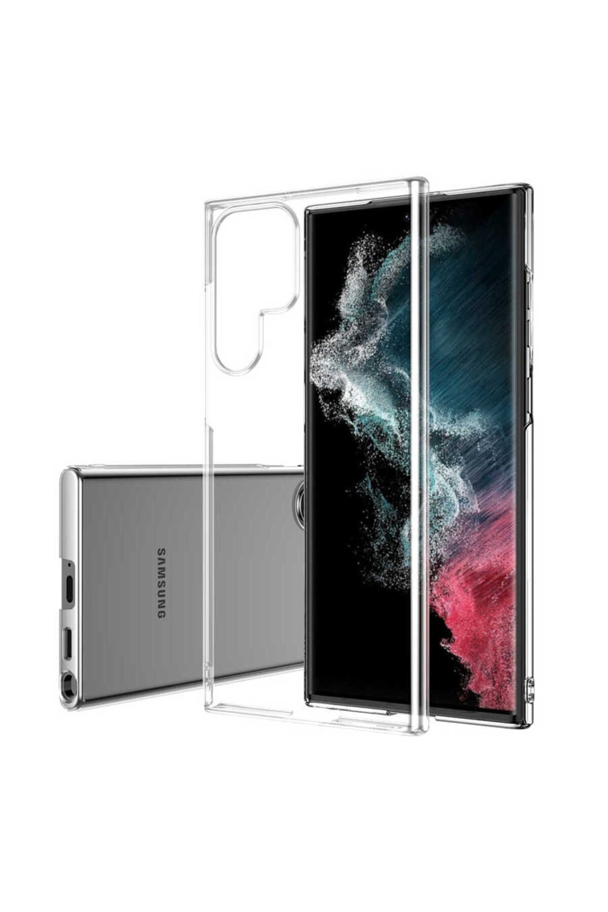 Galaxy S22 Ultra Uyumlu Zore Vonn Kılıf-Renksiz