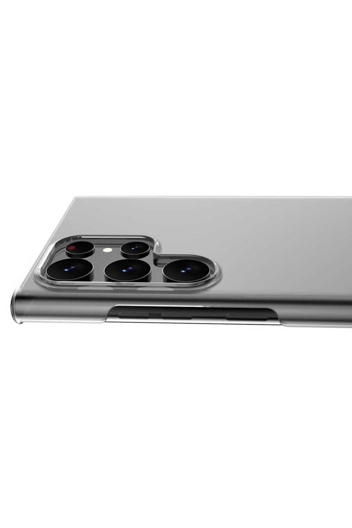 Galaxy S22 Ultra Uyumlu Zore Vonn Kılıf-Renksiz