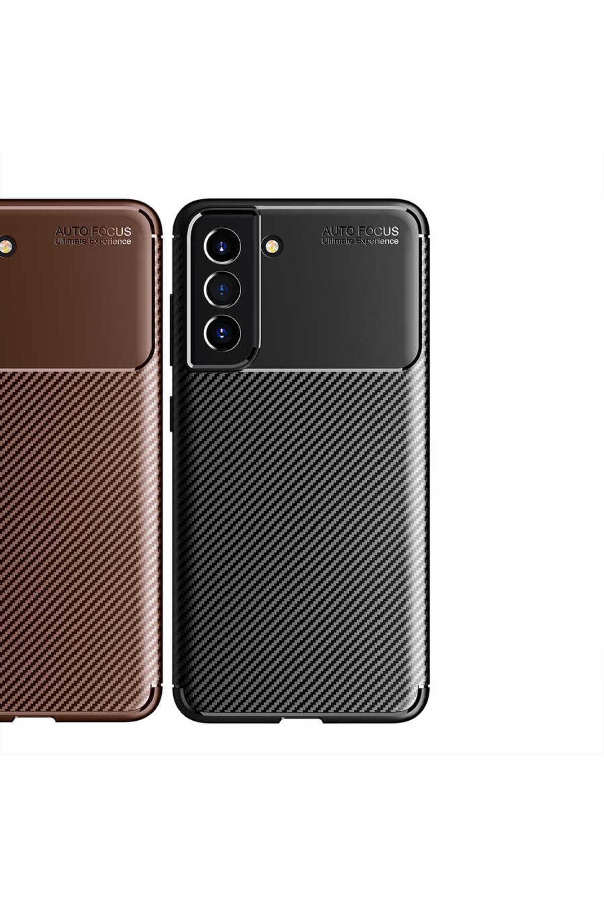 Galaxy S21 FE Uyumlu Zore Negro Silikon Kılıf-Siyah