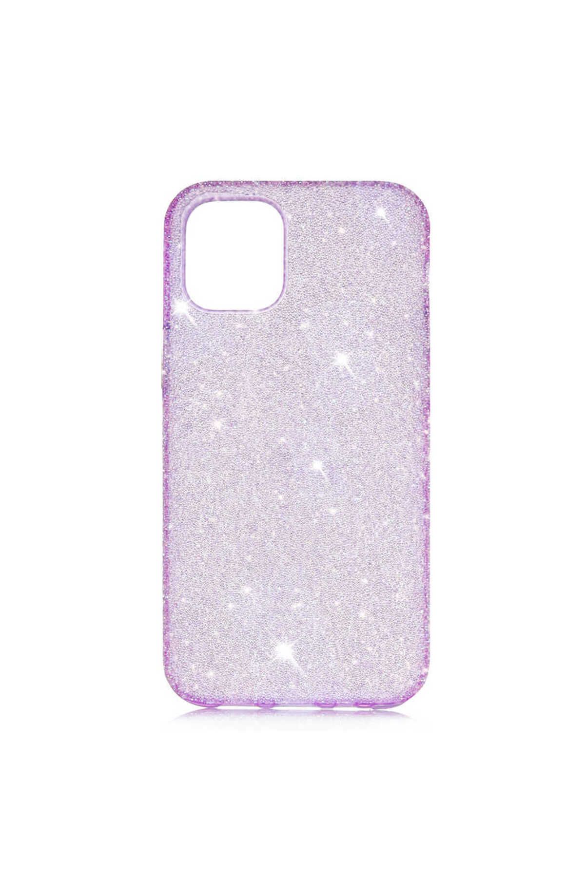iPhone 12 Mini Uyumlu  Eni Kılıf-Mor