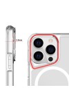 iPhone 15 Pro Uyumlu Zore Magsafe Şarj Özellikli T-Max Magsafe Kılıf-Renksiz iPhone 15 Pro Uyumlu Zore Magsafe Şarj Özellikli T-Max Magsafe Kılıf-Renksiz