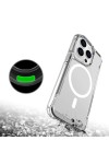iPhone 15 Pro Uyumlu Zore Magsafe Şarj Özellikli T-Max Magsafe Kılıf-Renksiz iPhone 15 Pro Uyumlu Zore Magsafe Şarj Özellikli T-Max Magsafe Kılıf-Renksiz