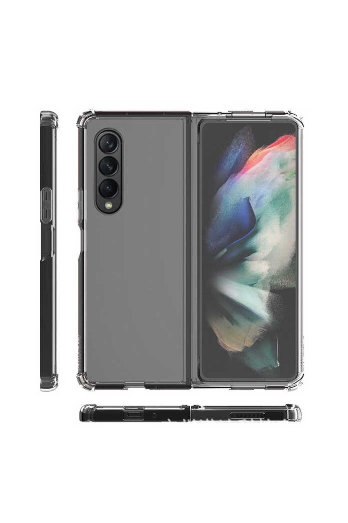 Galaxy Z Fold 3 Uyumlu Zore Nitro Anti Shock Silikon-Renksiz Galaxy Z Fold 3 Uyumlu Zore Nitro Anti Shock Silikon-Renksiz
