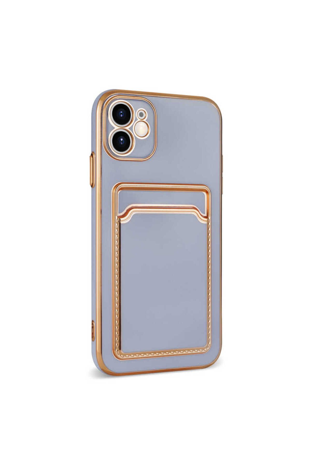iPhone 11 Uyumlu Zore Bark Kartlıklı Kılıf-Beyaz iPhone 11 Uyumlu Zore Bark Kartlıklı Kılıf-Beyaz