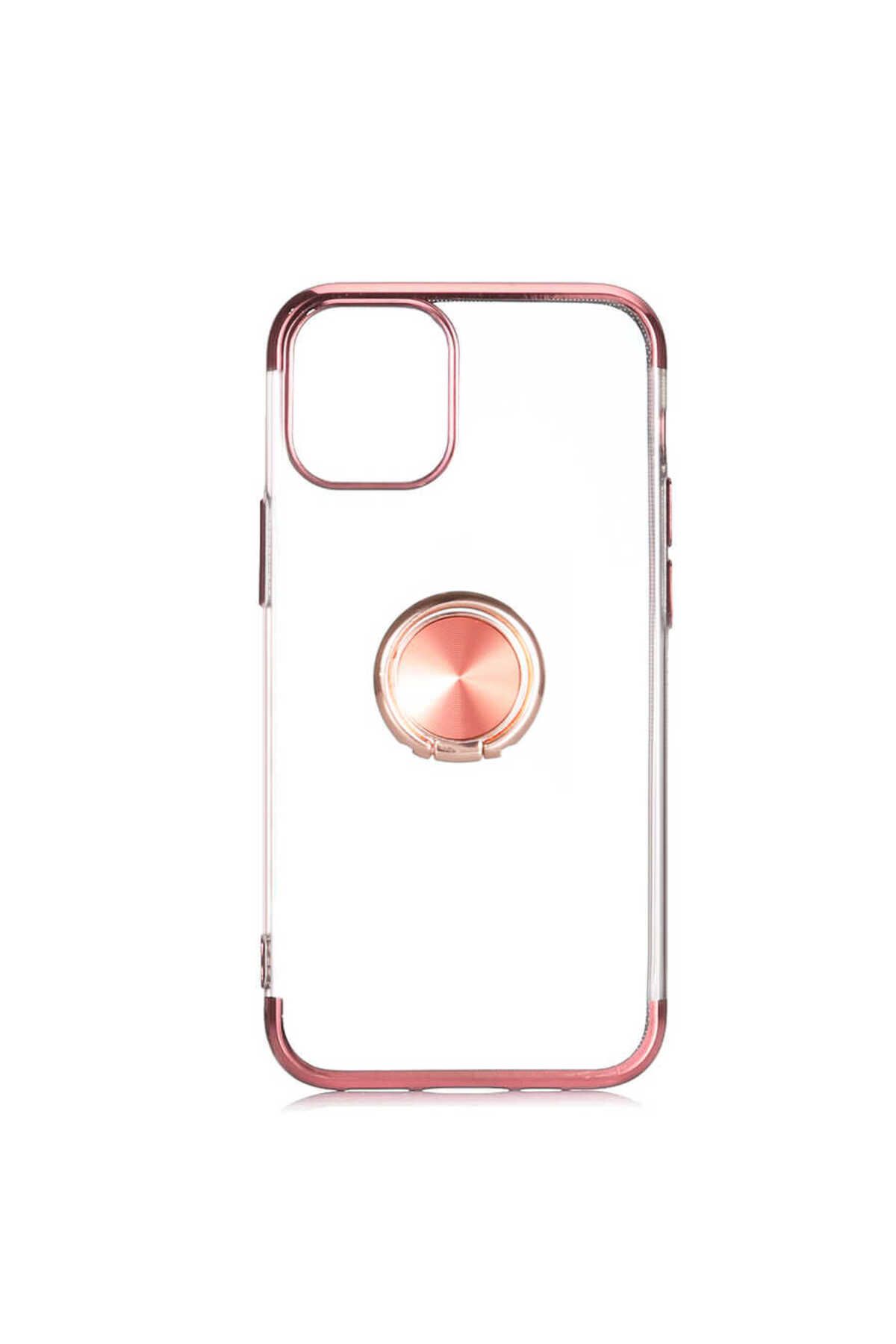 iPhone 12 Mini Uyumlu Zore Gess Silikon-Rose Gold