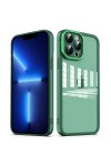 iPhone 12 Pro Max Uyumlu Kamera Korumalı Transparan Zore Post Kılıf-Koyu Yeşil iPhone 12 Pro Max Uyumlu Kamera Korumalı Transparan Zore Post Kılıf-Koyu Yeşil