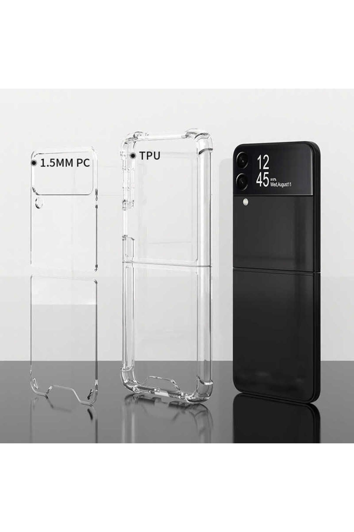 Galaxy Z Flip 3 Uyumlu Zore Nitro Anti Shock Silikon-Renksiz Galaxy Z Flip 3 Uyumlu Zore Nitro Anti Shock Silikon-Renksiz