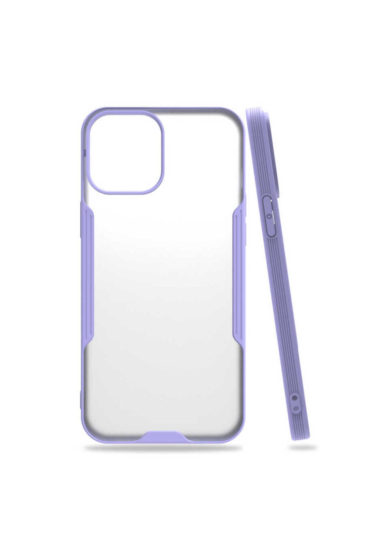 iPhone 12 Mini Uyumlu Zore Parfe Kılıf-Mor