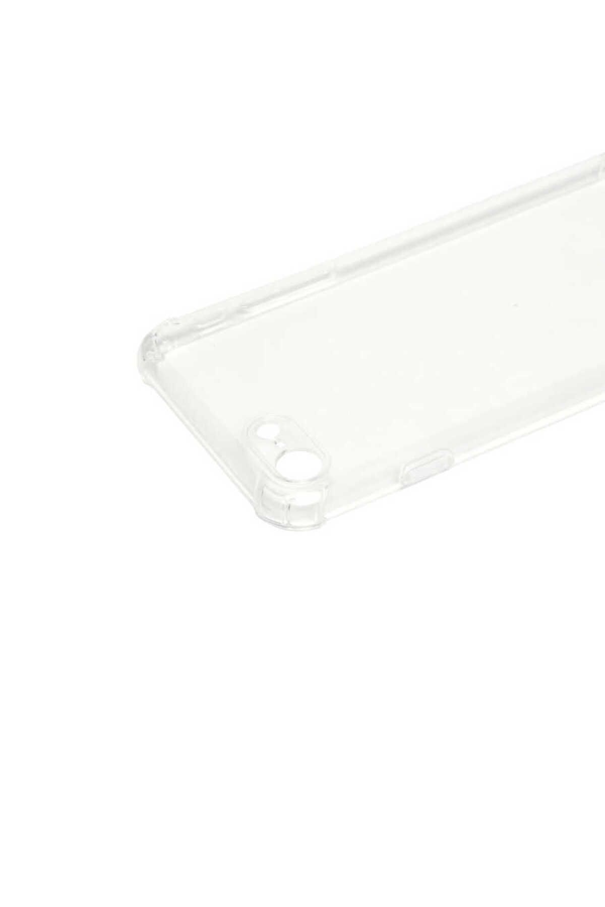 iPhone SE 2022 Uyumlu Zore Kamera Korumalı Nitro Anti Shock Silikon-Renksiz
