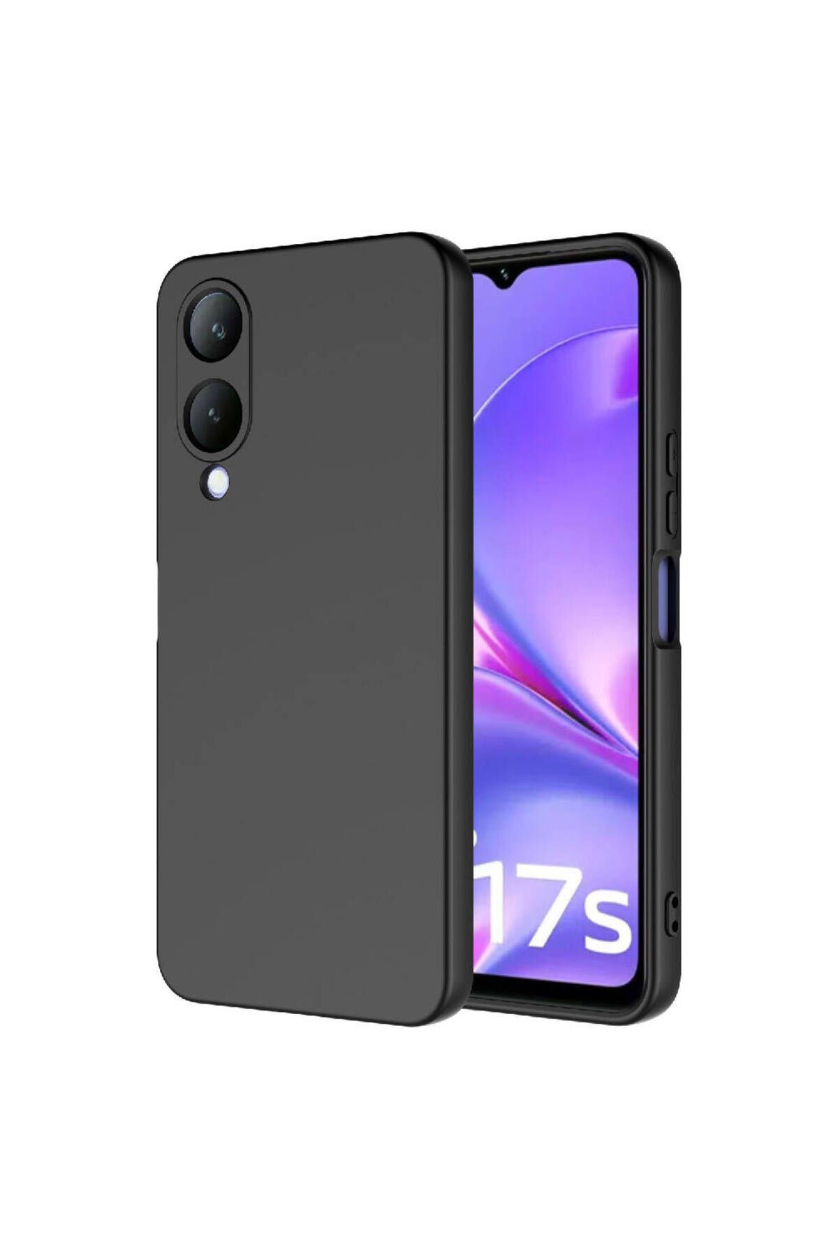 Vivo Y17S Uyumlu Zore  Mara Lansman Kılıf-Siyah