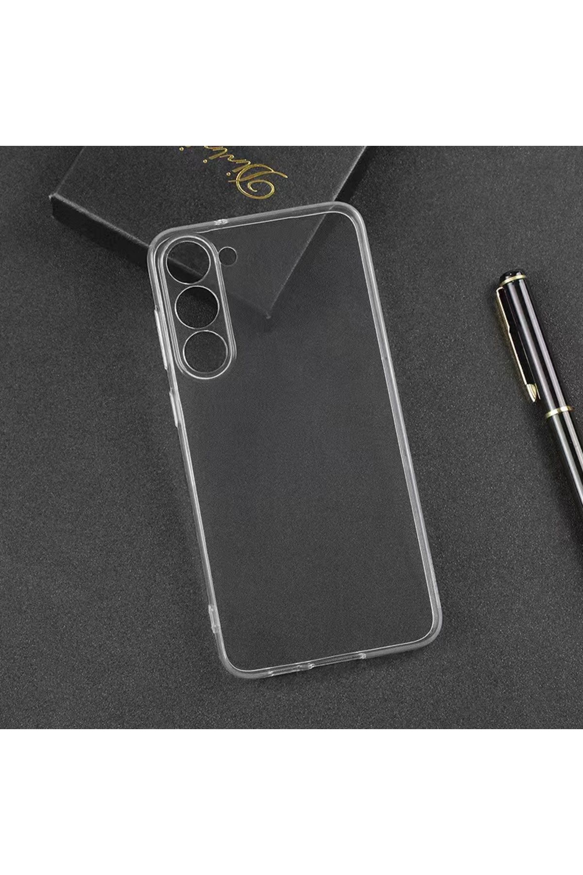 Galaxy S23 Plus Uyumlu Zore Süper Silikon Kılıf-Renksiz Galaxy S23 Plus Uyumlu Zore Süper Silikon Kılıf-Renksiz