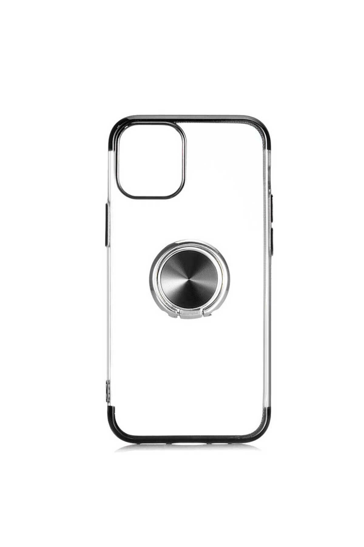 iPhone 12 Mini Uyumlu Zore Gess Silikon-Siyah