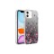 iPhone 11 Uyumlu Desenli Zore Silver Sert Kılıf-Çiçek