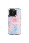 iPhone 15 Pro Uyumlu Simli Desenli Parlak Zore Task Kılıf-Mavi iPhone 15 Pro Uyumlu Simli Desenli Parlak Zore Task Kılıf-Mavi