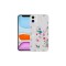 iPhone 11 Uyumlu Desenli Sert Silikon Zore Mumila Kılıf-White Rabbit