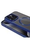 iPhone 15 Pro Uyumlu Mat Tasarımlı Magsafe Wireless Şarj Özellikli Zore Mat Setro Kılıf-Gümüş iPhone 15 Pro Uyumlu Mat Tasarımlı Magsafe Wireless Şarj Özellikli Zore Mat Setro Kılıf-Gümüş