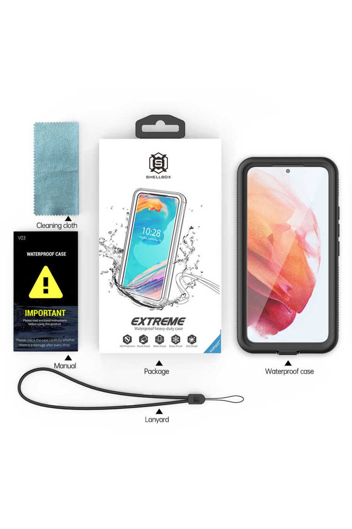 Galaxy S22 Plus Uyumlu 1-1 Su Geçirmez Uyumlu-Siyah Galaxy S22 Plus Uyumlu 1-1 Su Geçirmez Uyumlu-Siyah