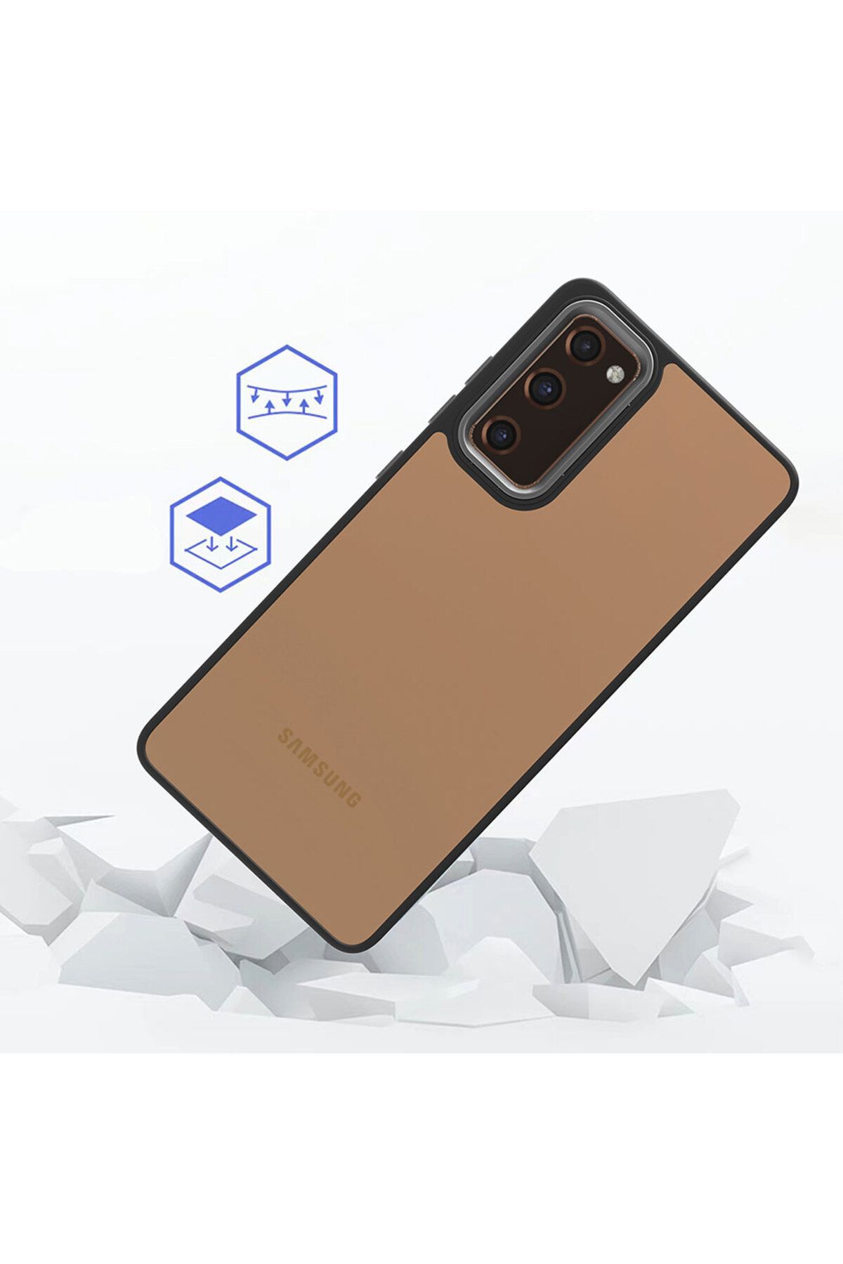 Galaxy S20 FE Uyumlu Zore Flora Kılıf-Rose Gold Galaxy S20 FE Uyumlu Zore Flora Kılıf-Rose Gold