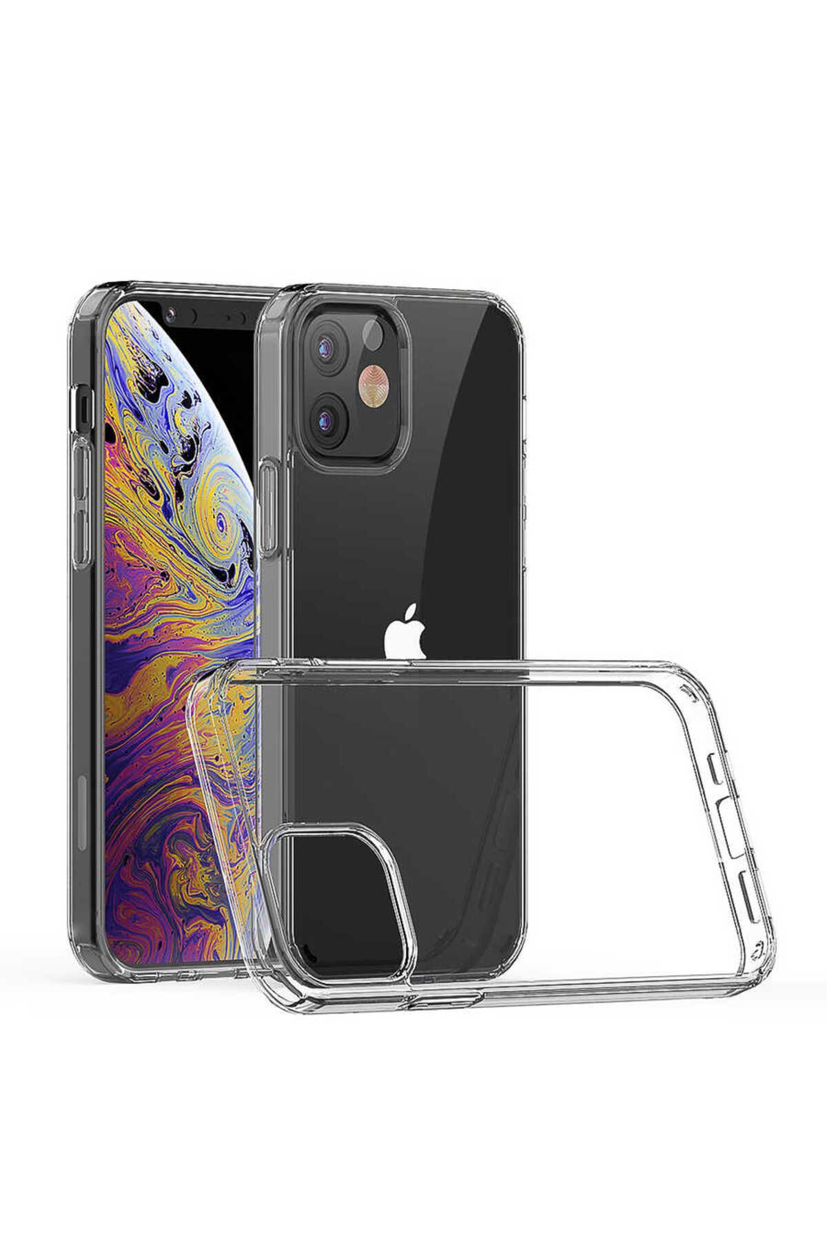 iPhone 12 Mini Uyumlu Zore Coss Kılıf-Renksiz
