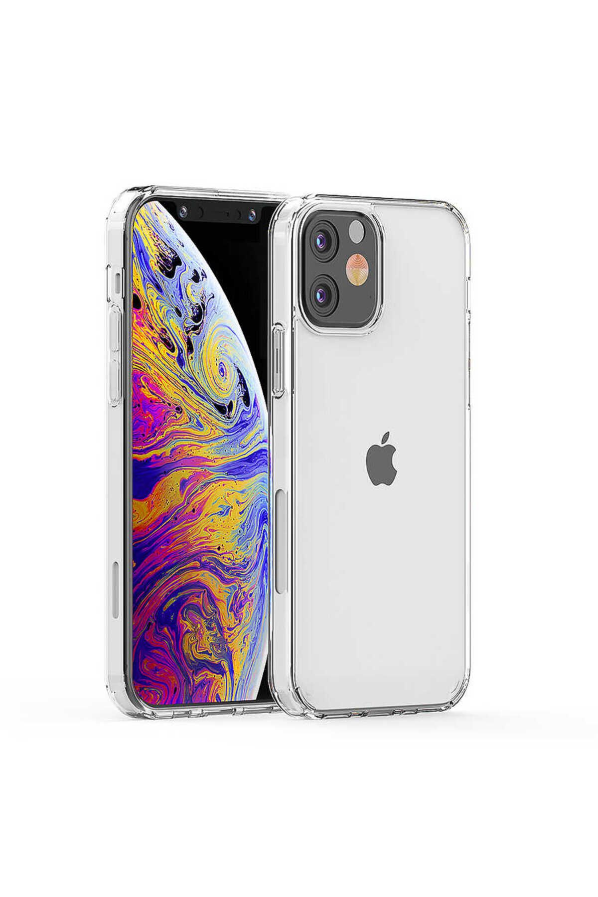 iPhone 12 Mini Uyumlu Zore Coss Kılıf-Renksiz