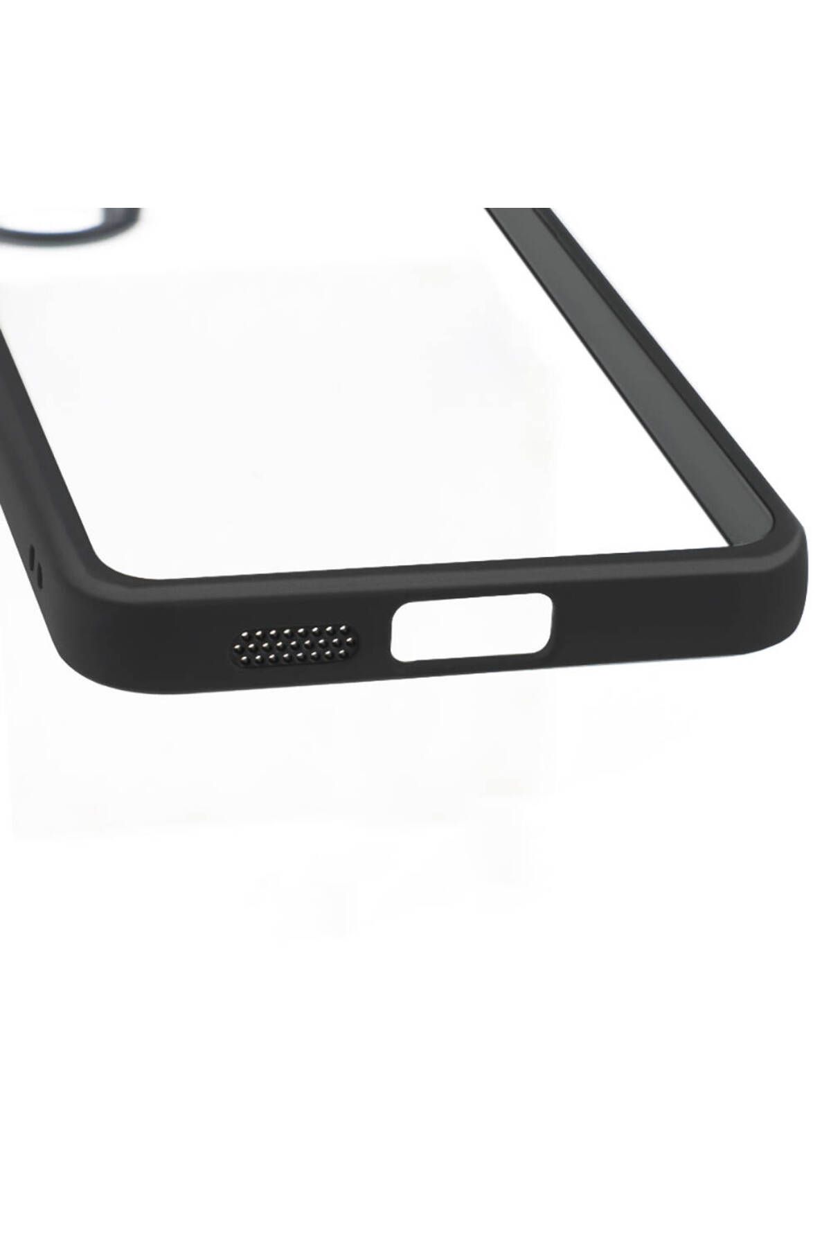 Galaxy S24 Plus Uyumlu Kamera Korumalı Şeffaf Arka Yüzey Zore New Roll Kılıf-Siyah Galaxy S24 Plus Uyumlu Kamera Korumalı Şeffaf Arka Yüzey Zore New Roll Kılıf-Siyah