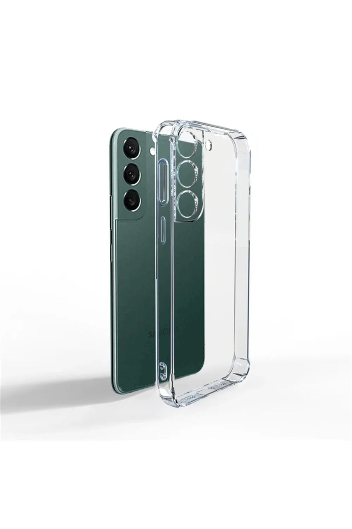 Galaxy S22 Uyumlu Zore 2mm Anti Shock Silikon-Renksiz
