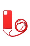iPhone 12 Mini Uyumlu Zore Ropi Kılıf-Kırmızı iPhone 12 Mini Uyumlu Zore Ropi Kılıf-Kırmızı