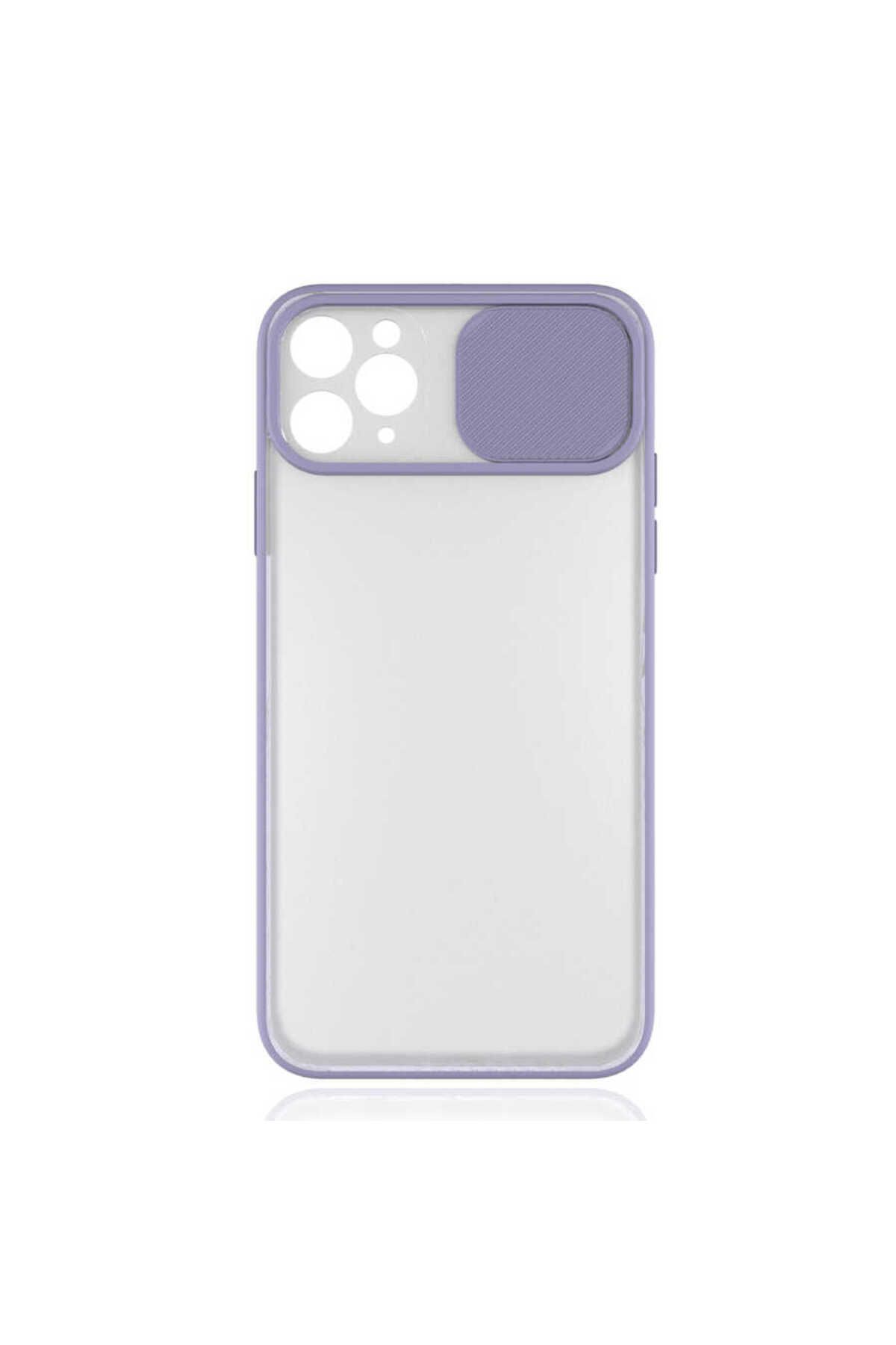 iPhone 11 Pro Uyumlu Zore LCSMX-i Kılıf-Lila