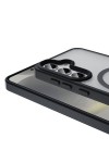 Galaxy S24 Kılıf Magsafe Şarj Özellikli Mat Arka Yüzey Zore Sio Kapak-Koyu Mor Galaxy S24 Kılıf Magsafe Şarj Özellikli Mat Arka Yüzey Zore Sio Kapak-Koyu Mor
