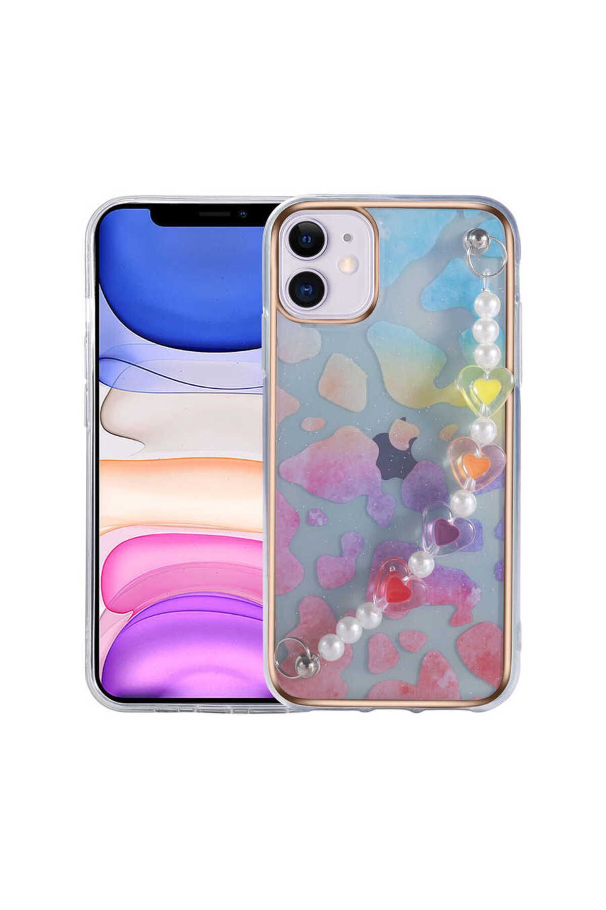iPhone 11 Uyumlu Zore Pilla Kılıf-Colorful
