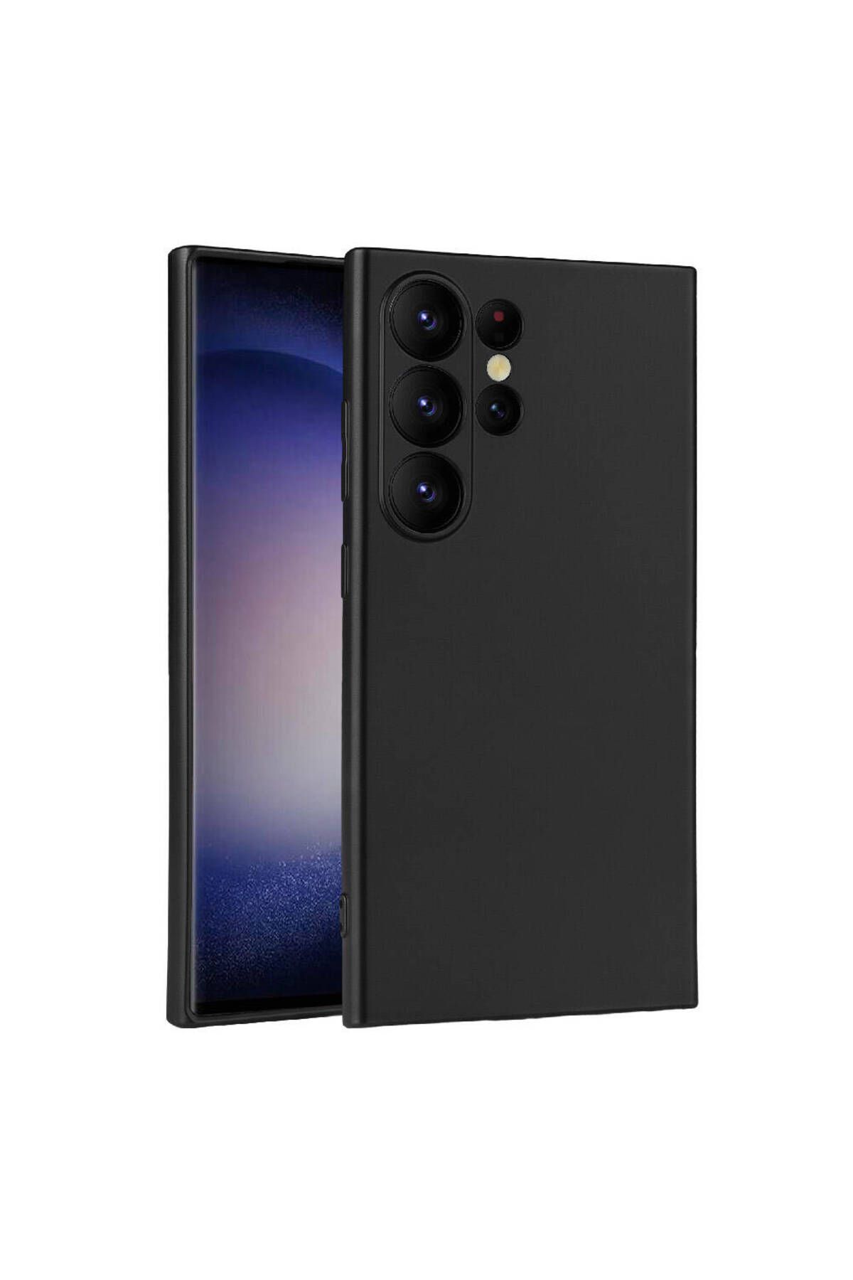 Galaxy S24 Ultra Uyumlu Zore Premier Silikon Kılıf-Siyah