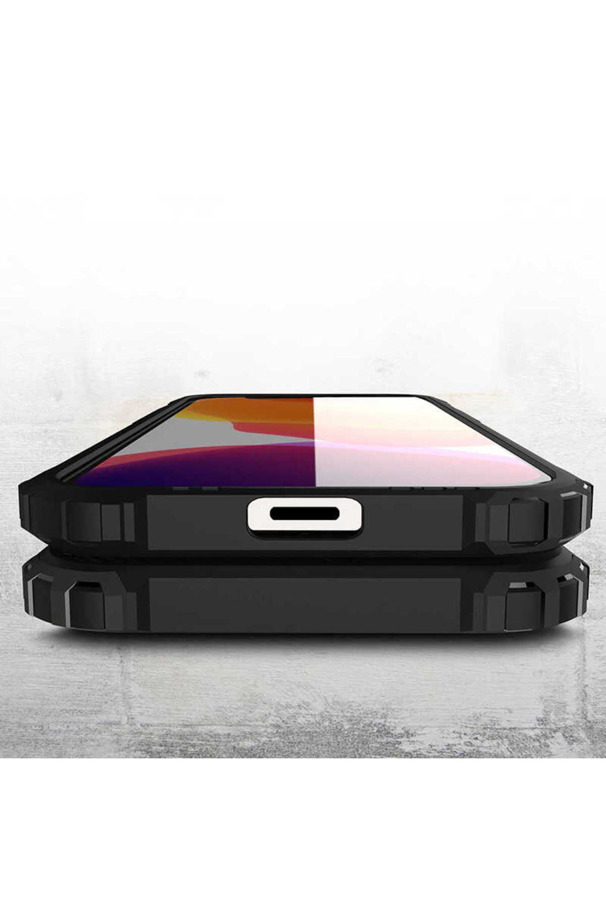 iPhone 12 Mini Uyumlu Zore Crash Silikon Kılıf-Mavi