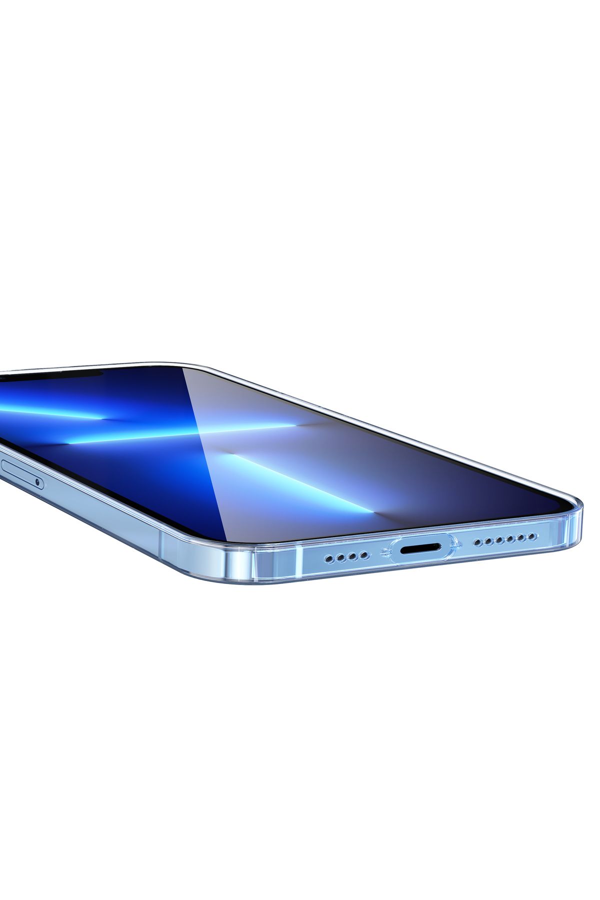 iPhone 15 Pro Uyumlu Zore Magsafe Şarj Özellikli Şeffaf Tek Kamera Çerçeveli Porto Kılıf-Renks