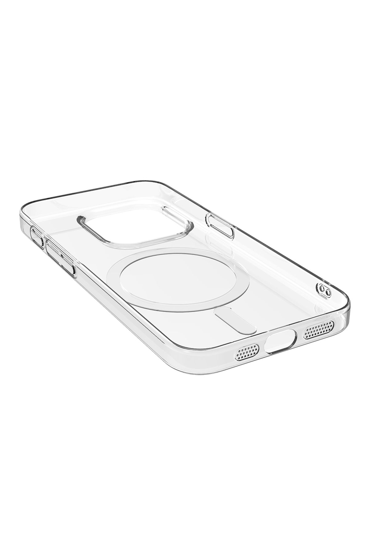 iPhone 15 Pro Uyumlu Zore Magsafe Şarj Özellikli Şeffaf Tek Kamera Çerçeveli Porto Kılıf-Renks iPhone 15 Pro Uyumlu Zore Magsafe Şarj Özellikli Şeffaf Tek Kamera Çerçeveli Porto Kılıf-Renks