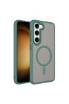 Galaxy S23 Uyumlu Mat Arka Yüzey Wireless Şarj Özellikli Zore Flet Magsafe Kılıf-Yeşil Galaxy S23 Uyumlu Mat Arka Yüzey Wireless Şarj Özellikli Zore Flet Magsafe Kılıf-Yeşil