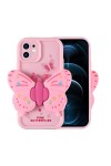iPhone 12 Kılıf Kamera Korumalı Figür Tasarımlı Zore Kapya Kapak-Pembe Açık iPhone 12 Kılıf Kamera Korumalı Figür Tasarımlı Zore Kapya Kapak-Pembe Açık